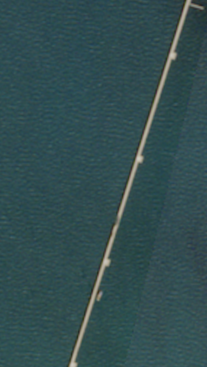 Change-detection view of the facility