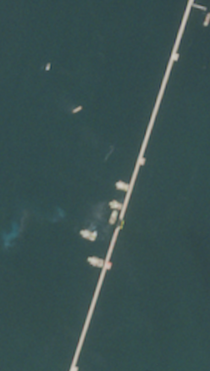 Repair vessels and offshore support platforms on site